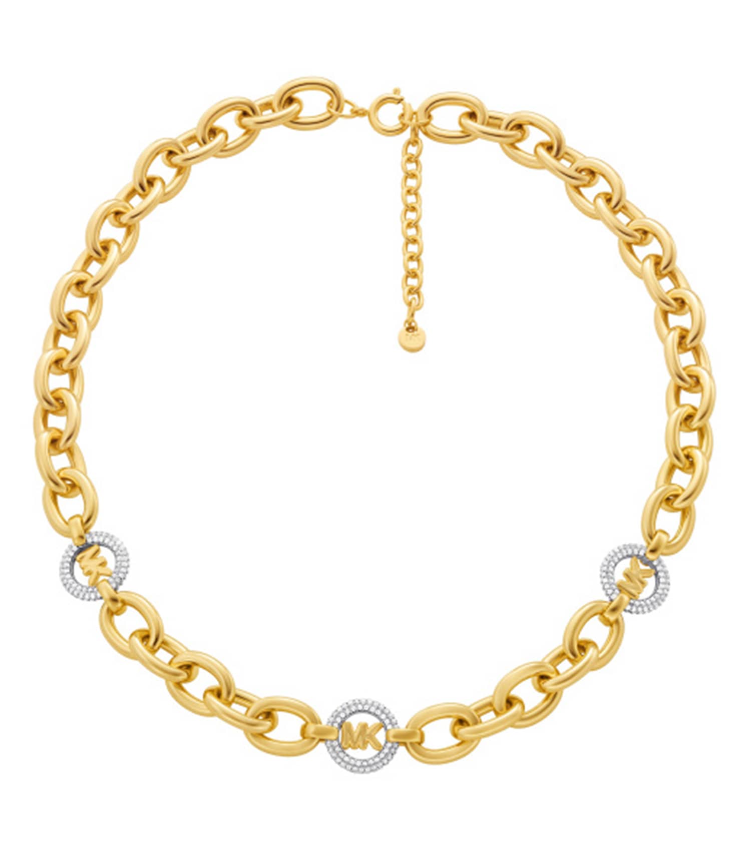 Ladies Premium Necklace Gold Brass