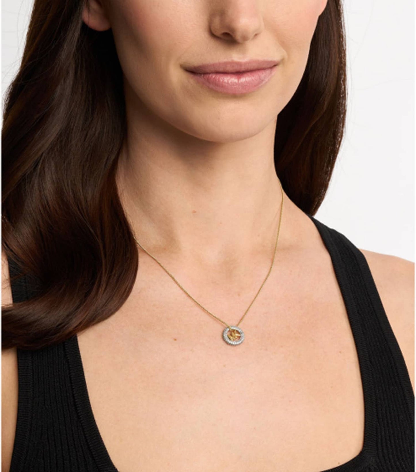 Ladies Premium Necklace Gold Brass