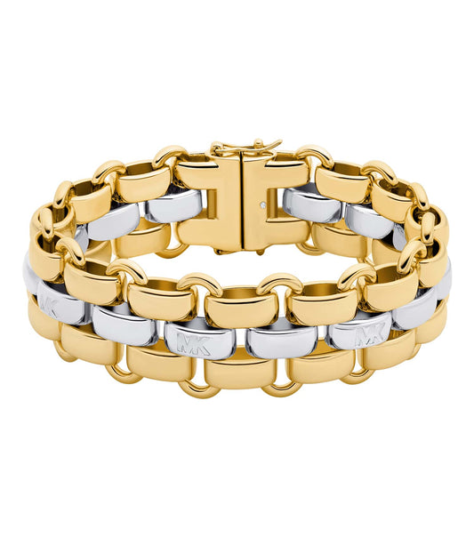 Women Premium Bracelet 2-Tone Stainless Steel