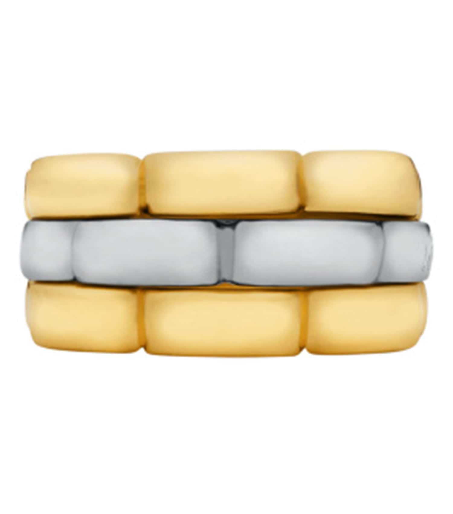 Women Premium Ring 2-Tone Stainless Steel