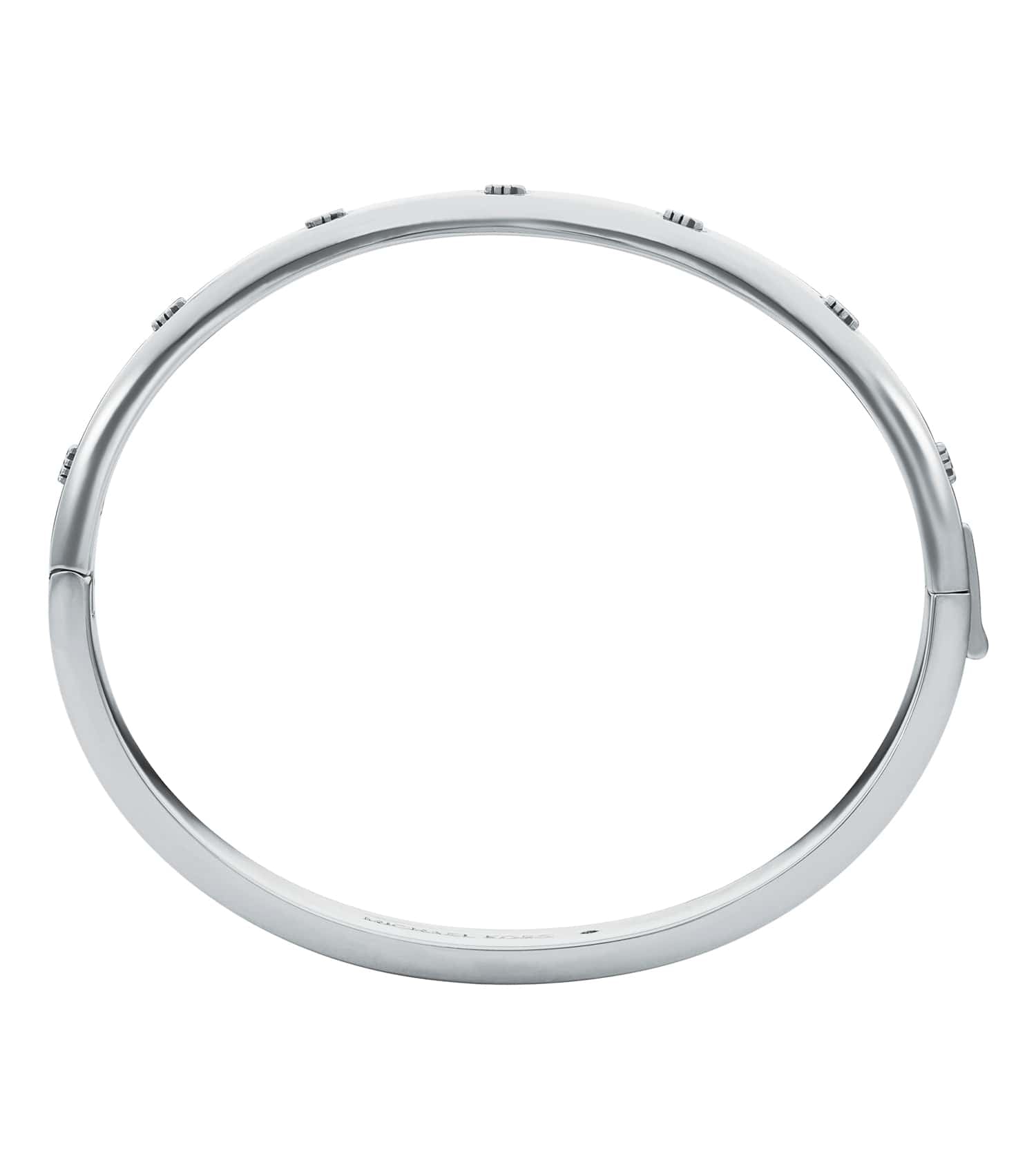 Women Fulton Logo Bracelet Silver Stainless Steel