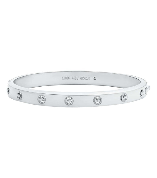 Women Fulton Logo Bracelet Silver Stainless Steel