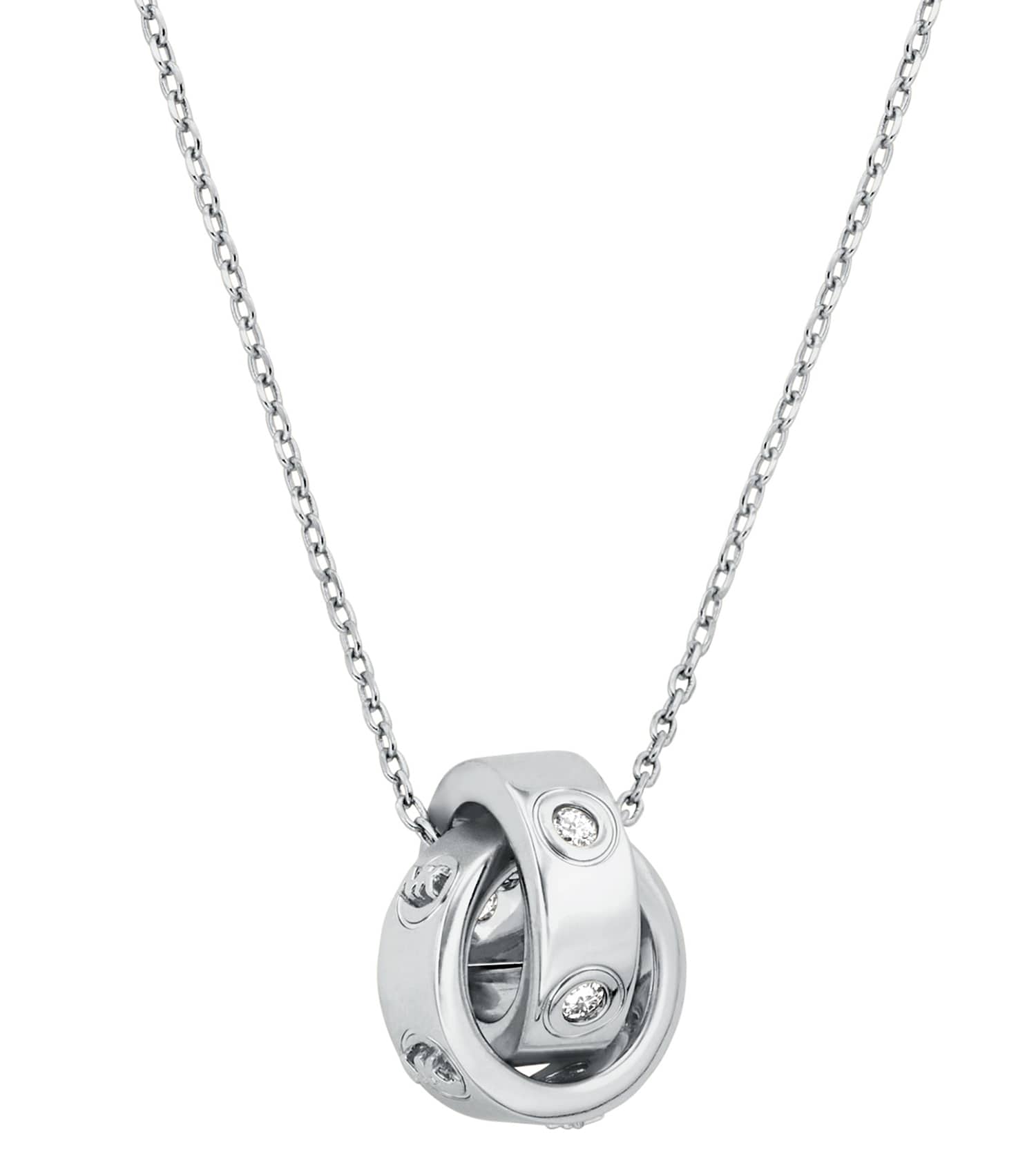 Women Premium Necklace Silver Stainless Steel