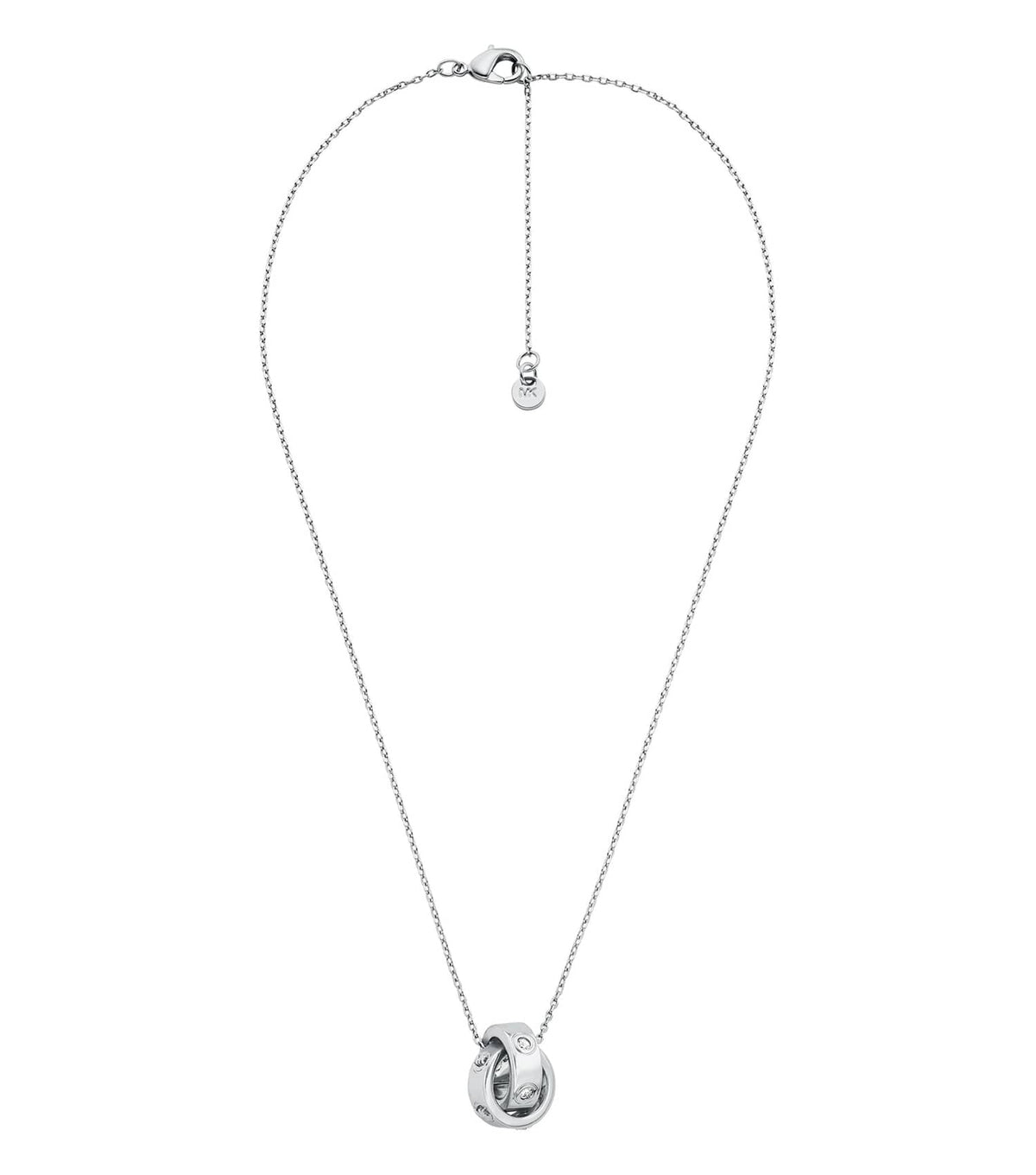 Women Premium Necklace Silver Stainless Steel