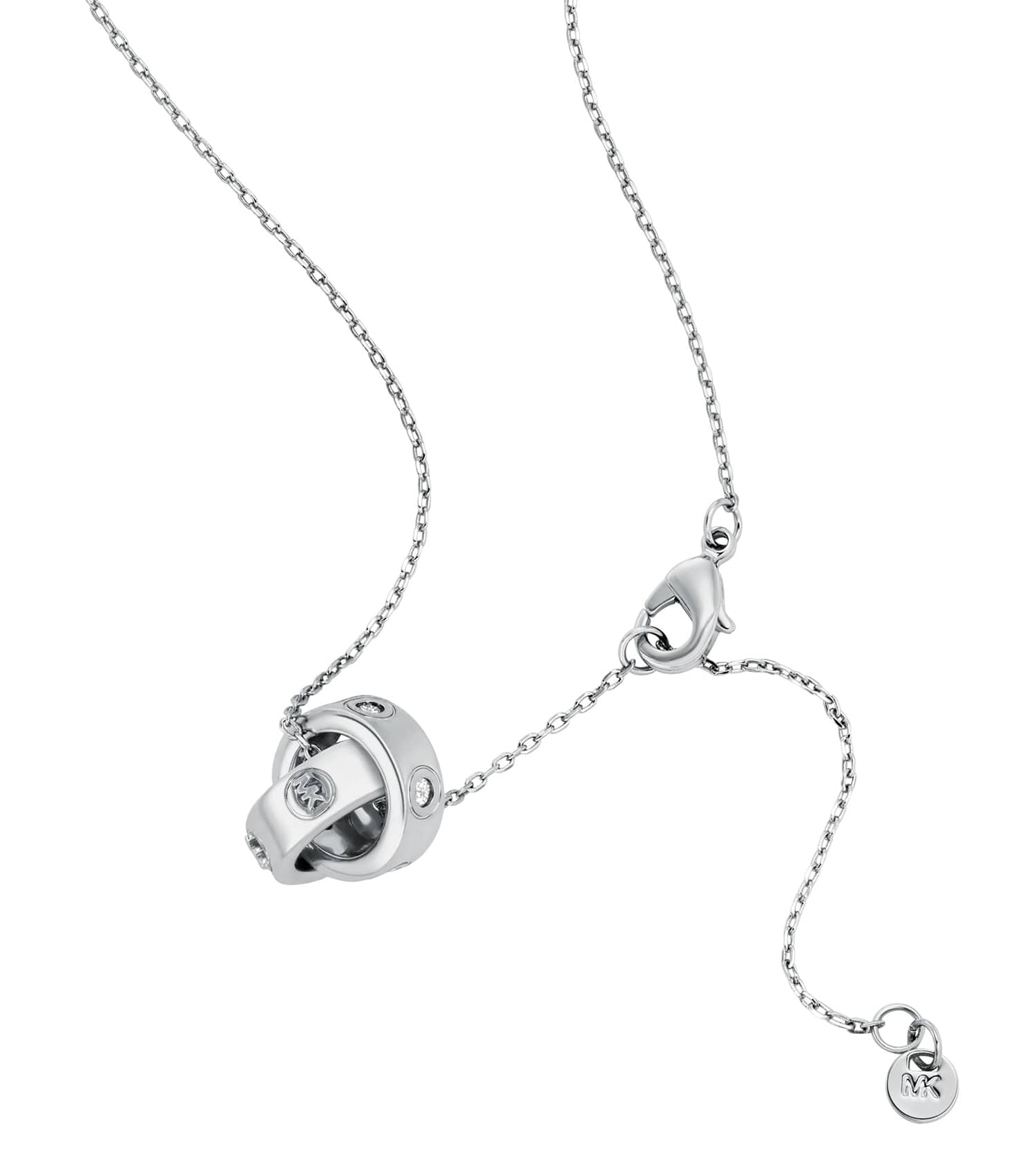 Women Premium Necklace Silver Stainless Steel