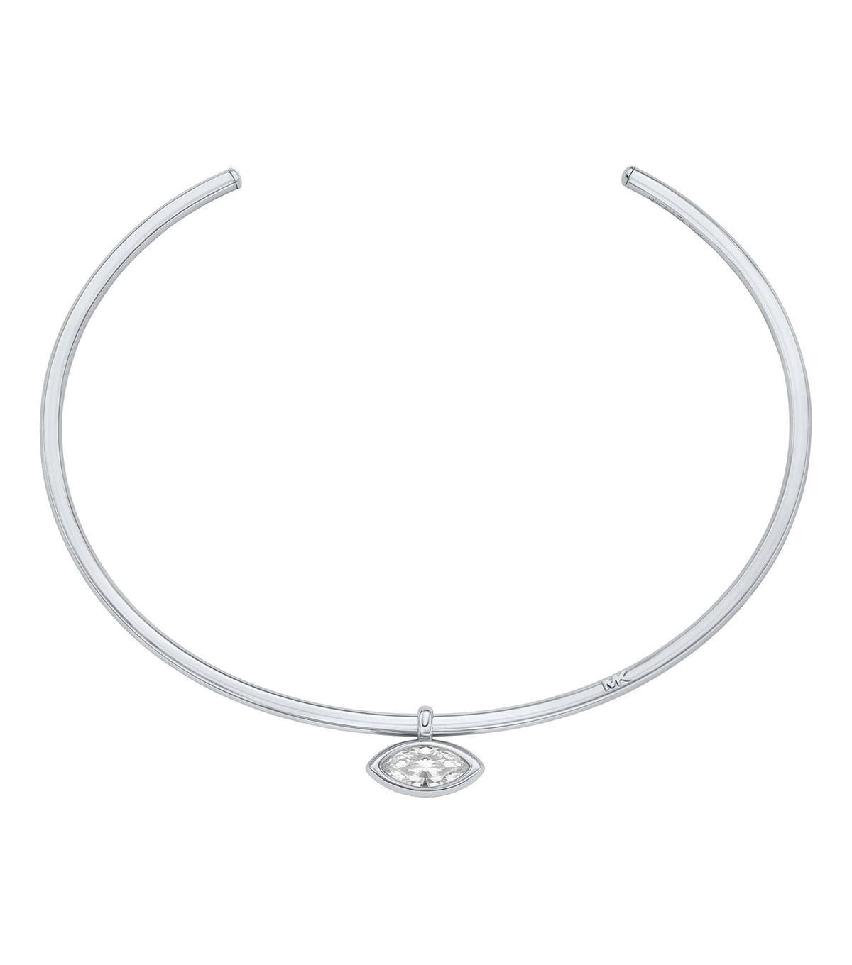Women Premium Necklace Silver Stainless Steel