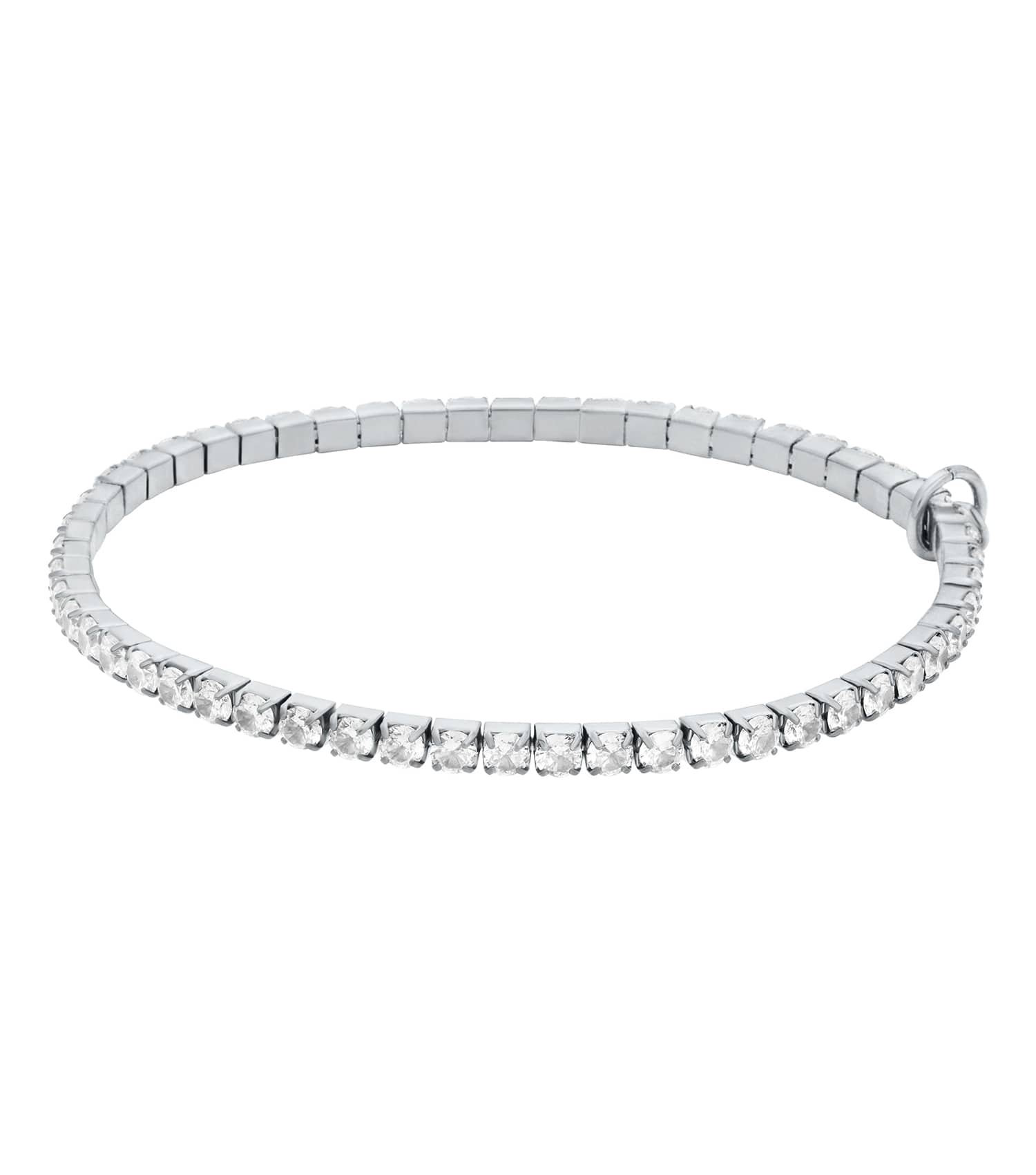 Women Premium Bracelet Silver Stainless Steel