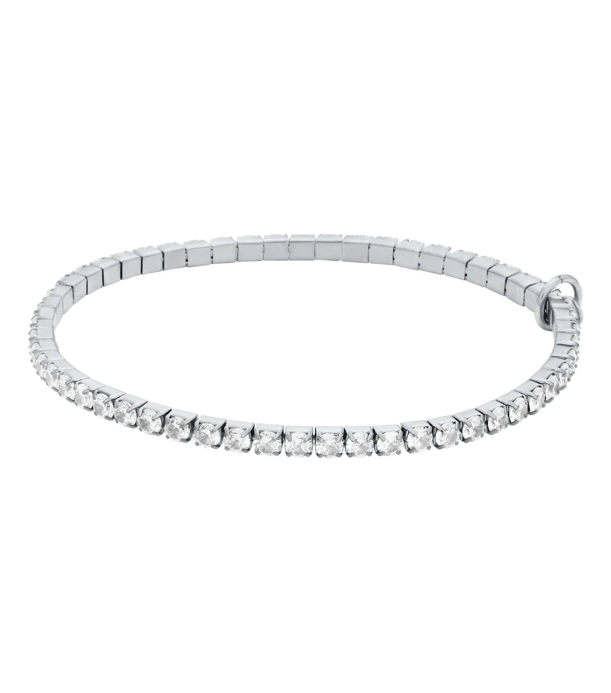 Women Premium Bracelet Silver Stainless Steel