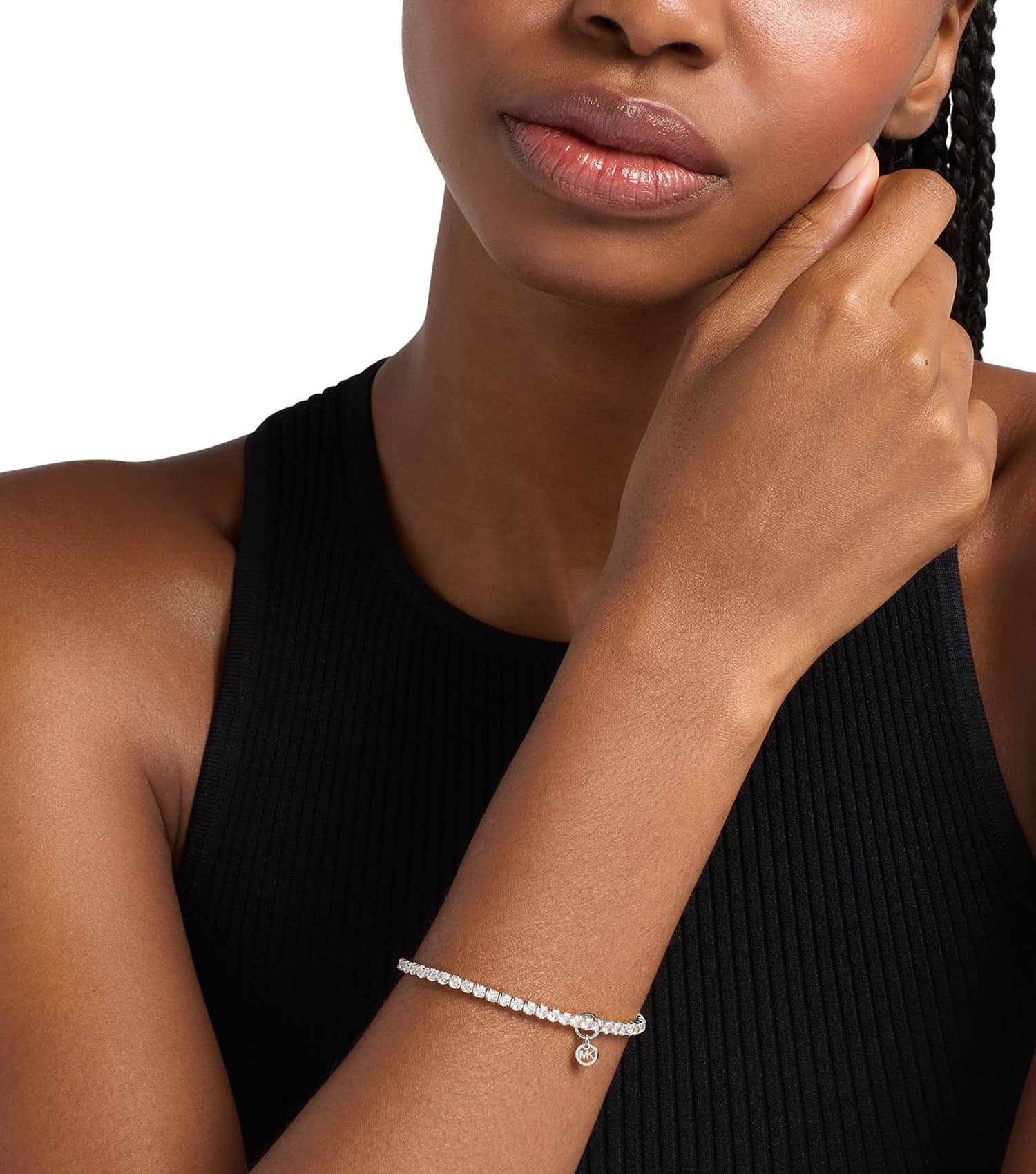 Women Premium Bracelet Silver Stainless Steel