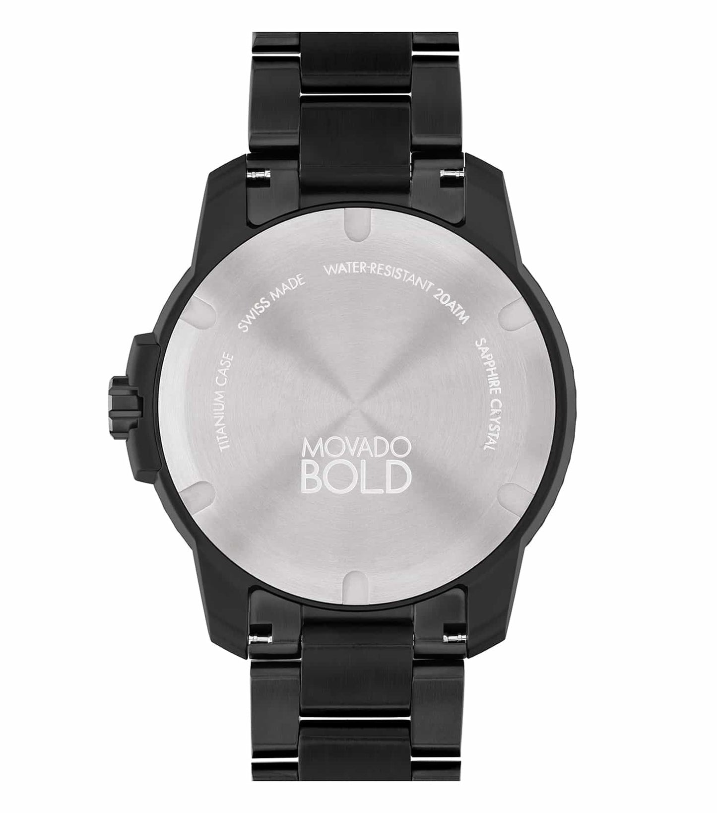 Men Bold Titanium Sport Quartz Watch 45mm