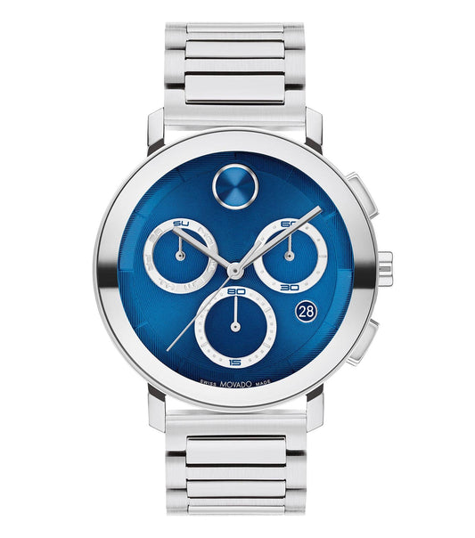Experience sleek elegance with the Movado black watch, angled for perfect view, showcasing minimalist design and luminescent dial.