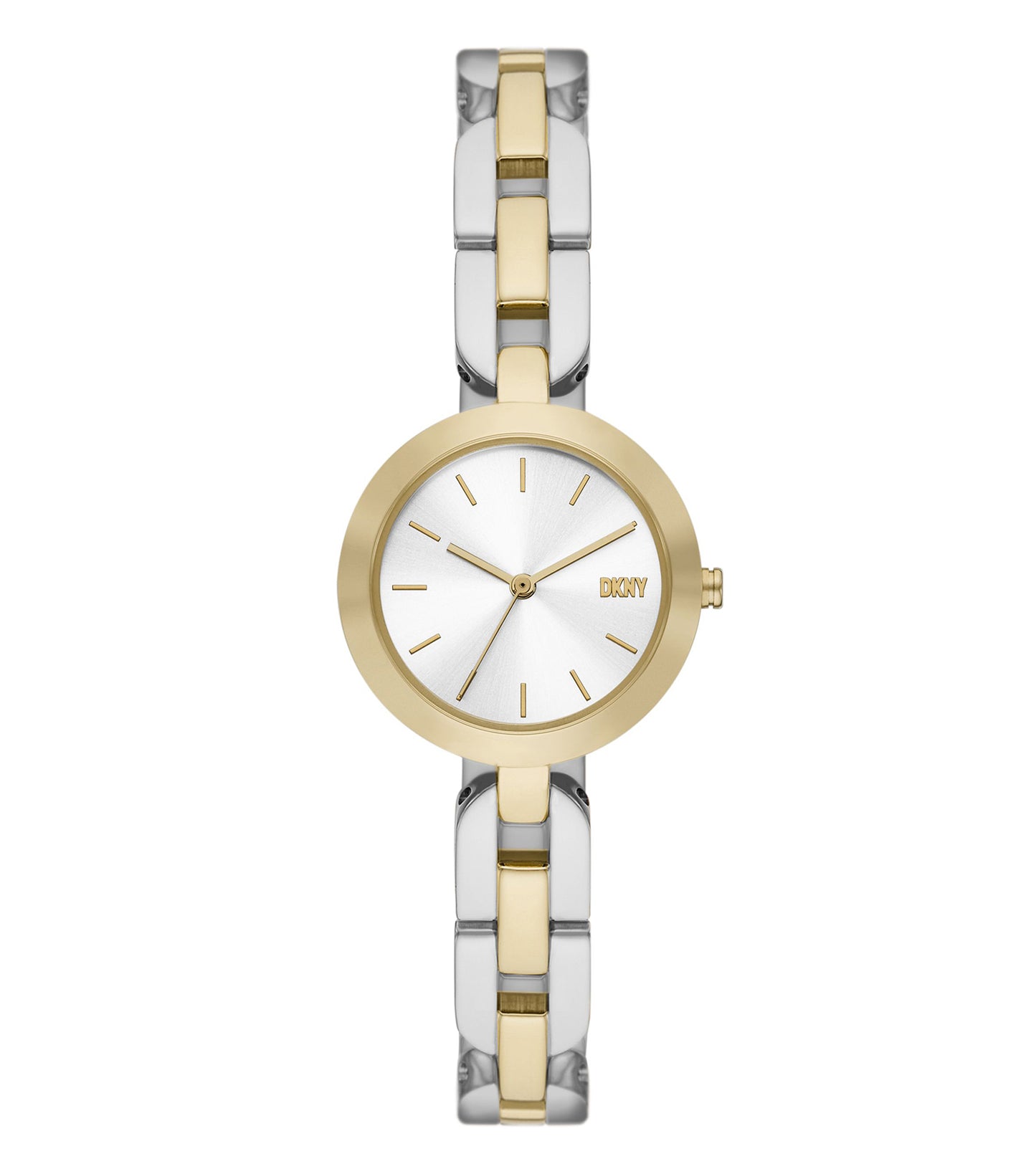 DKNY women's watch in none color, round face, top-down angle showing elegant detailing and sleek design perfect for style lovers.