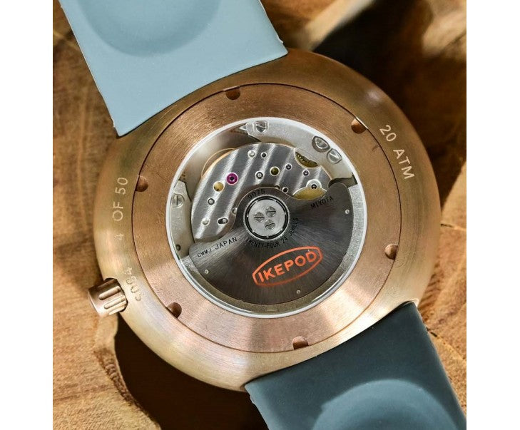 MEN SEAPOD BRONZE 46 MM BLUE DIAL STRAP
