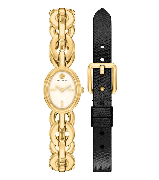 Women The Oval Small Gift Set Quartz  Less Than 22mm
