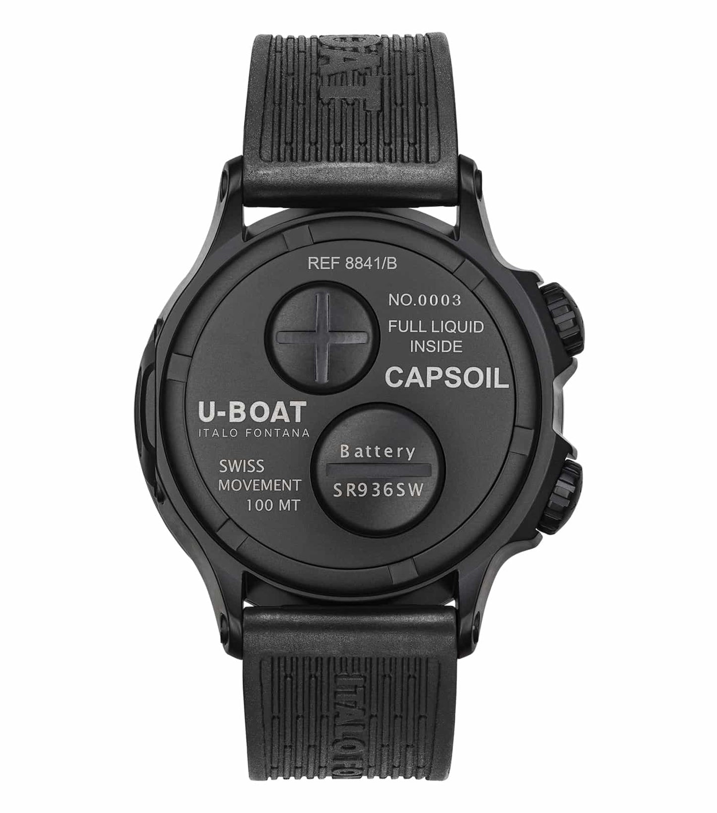 Capsoil Doppiotempo 45Mm Dlc Red Rehaut