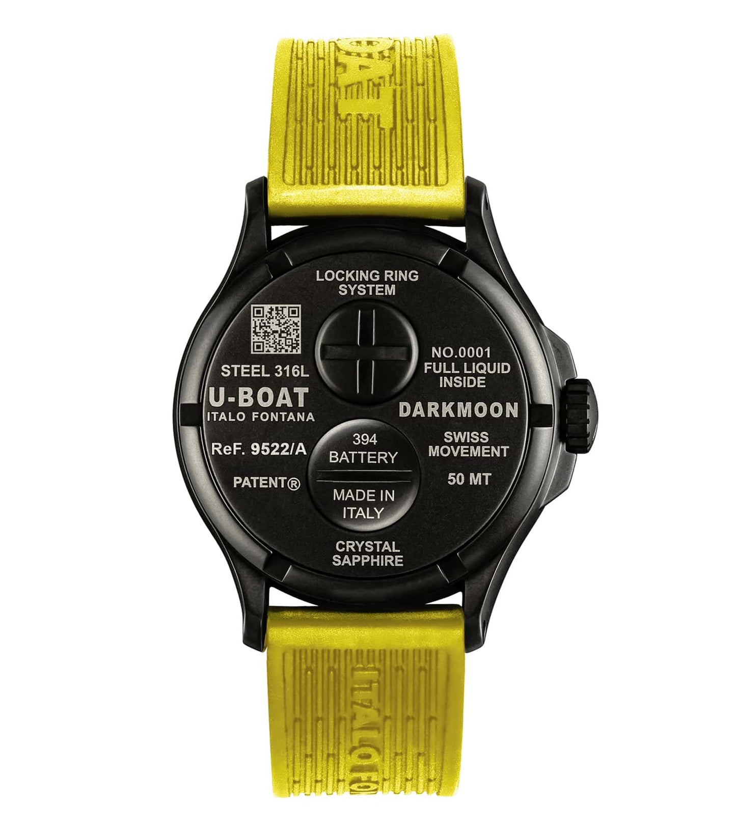 DARKMOON BLACK DIAL YELLOW STRAP
