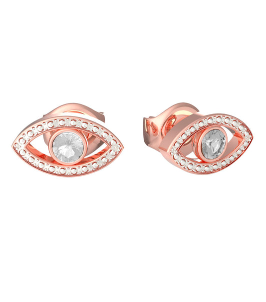 Women Get Lucky Earring Rose Gold Stainless Steel