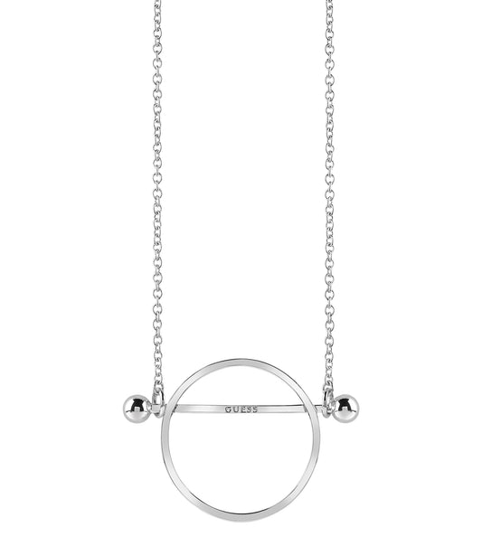 Women Influencer Necklace Silver Stainless Steel