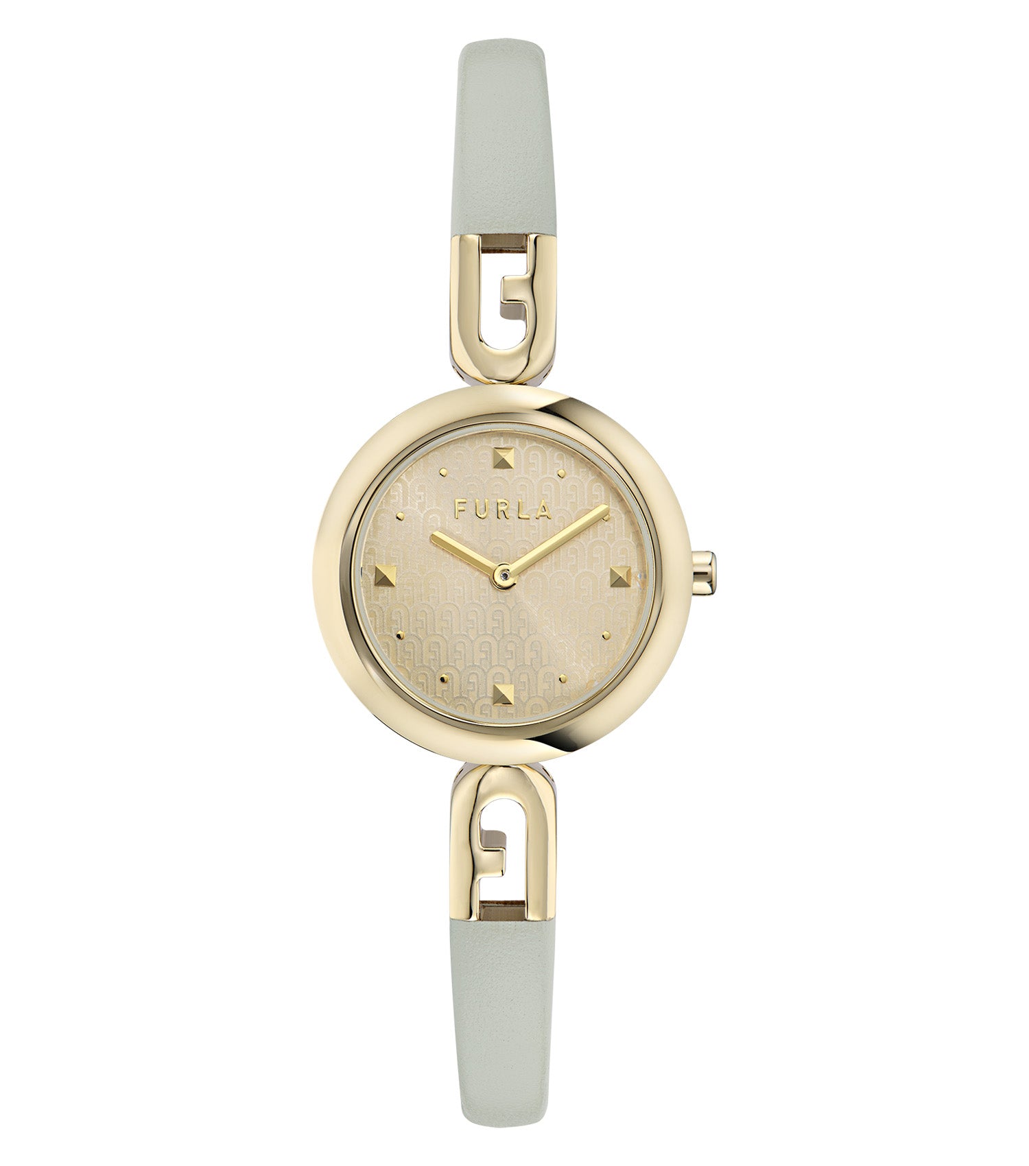 Yellow Gold case  Yellow Gold bangle Green