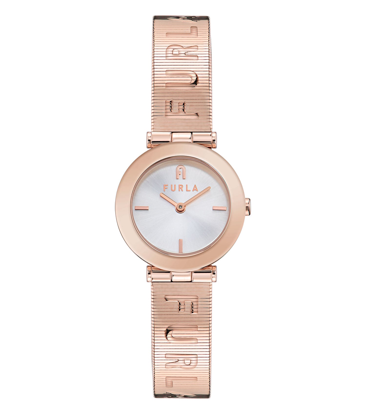 Rose Gold case & bracelet  White dial
