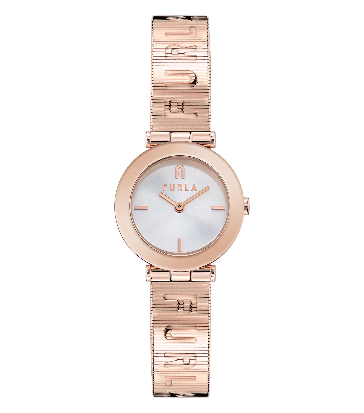 Rose Gold case & bracelet  White dial
