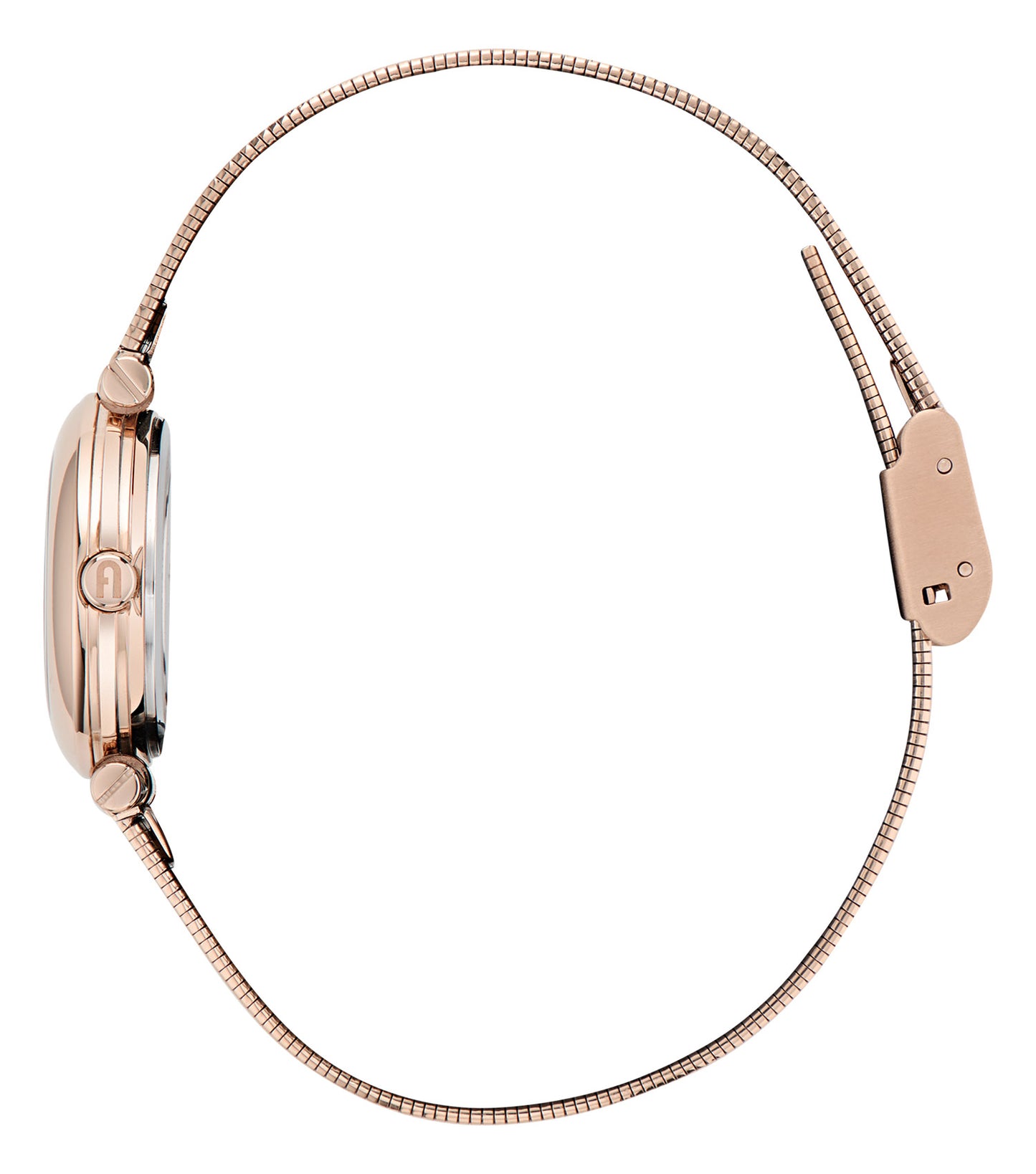 Rose Gold case & bracelet  White dial