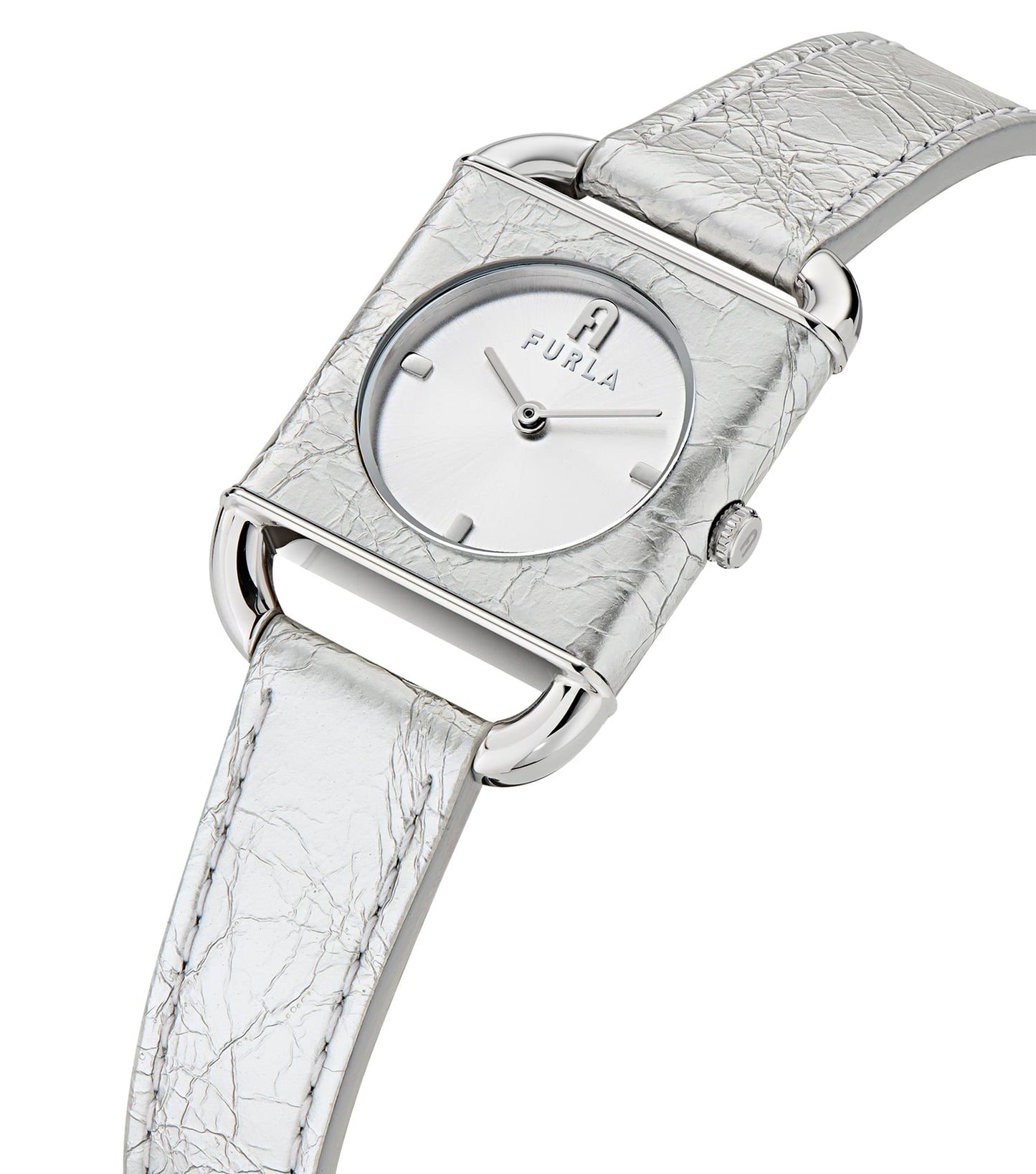 Furla Arco Square 28X28 Silver
