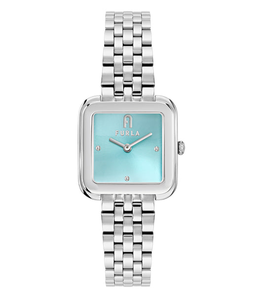 Silver case & bracelet  Minty dial