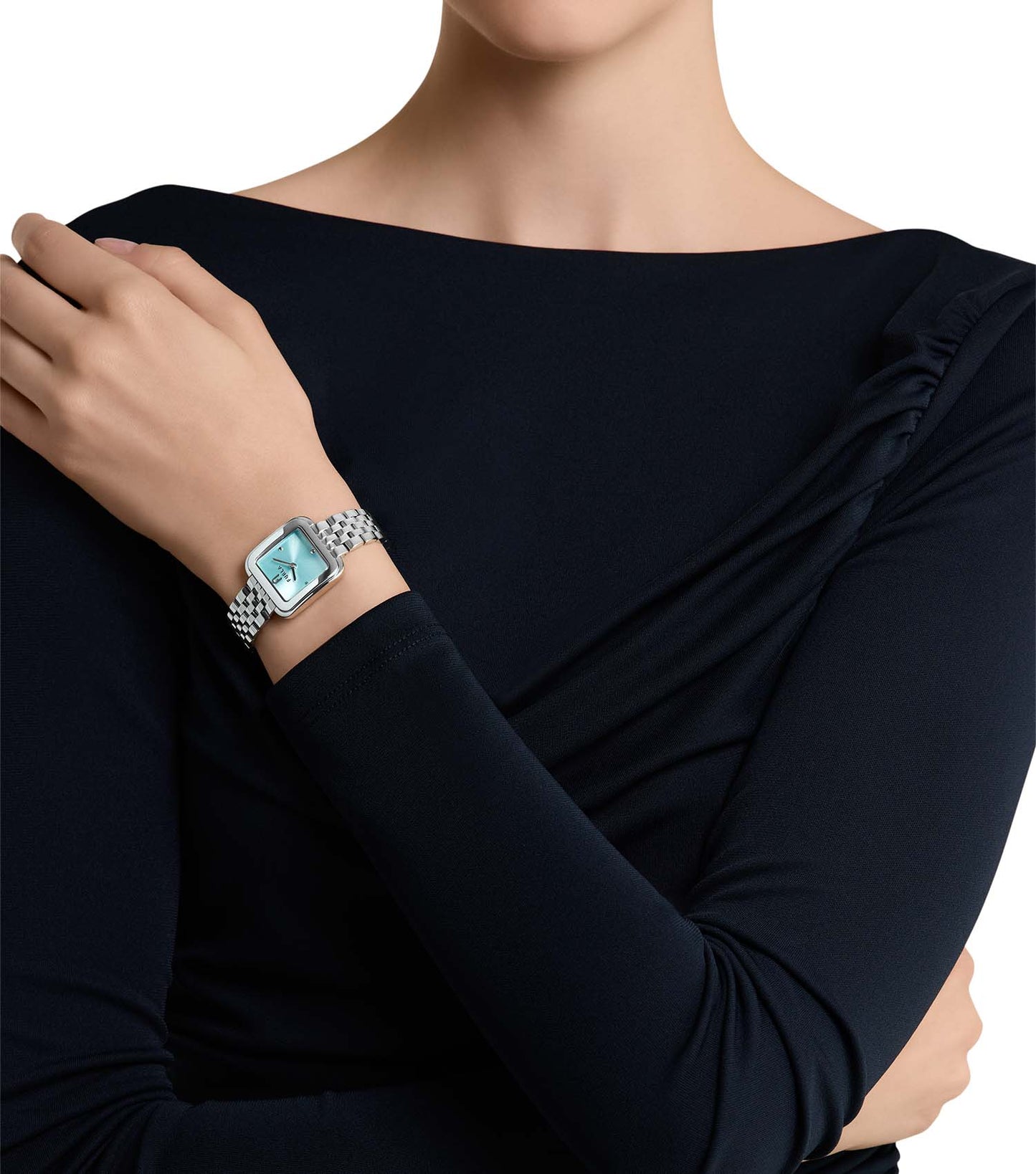 Silver case & bracelet  Minty dial