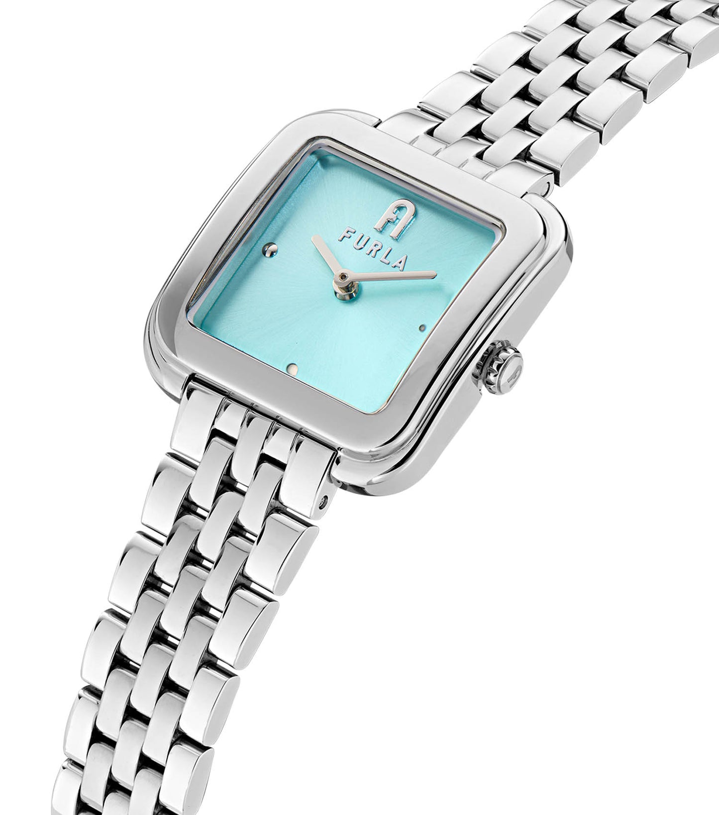 Silver case & bracelet  Minty dial
