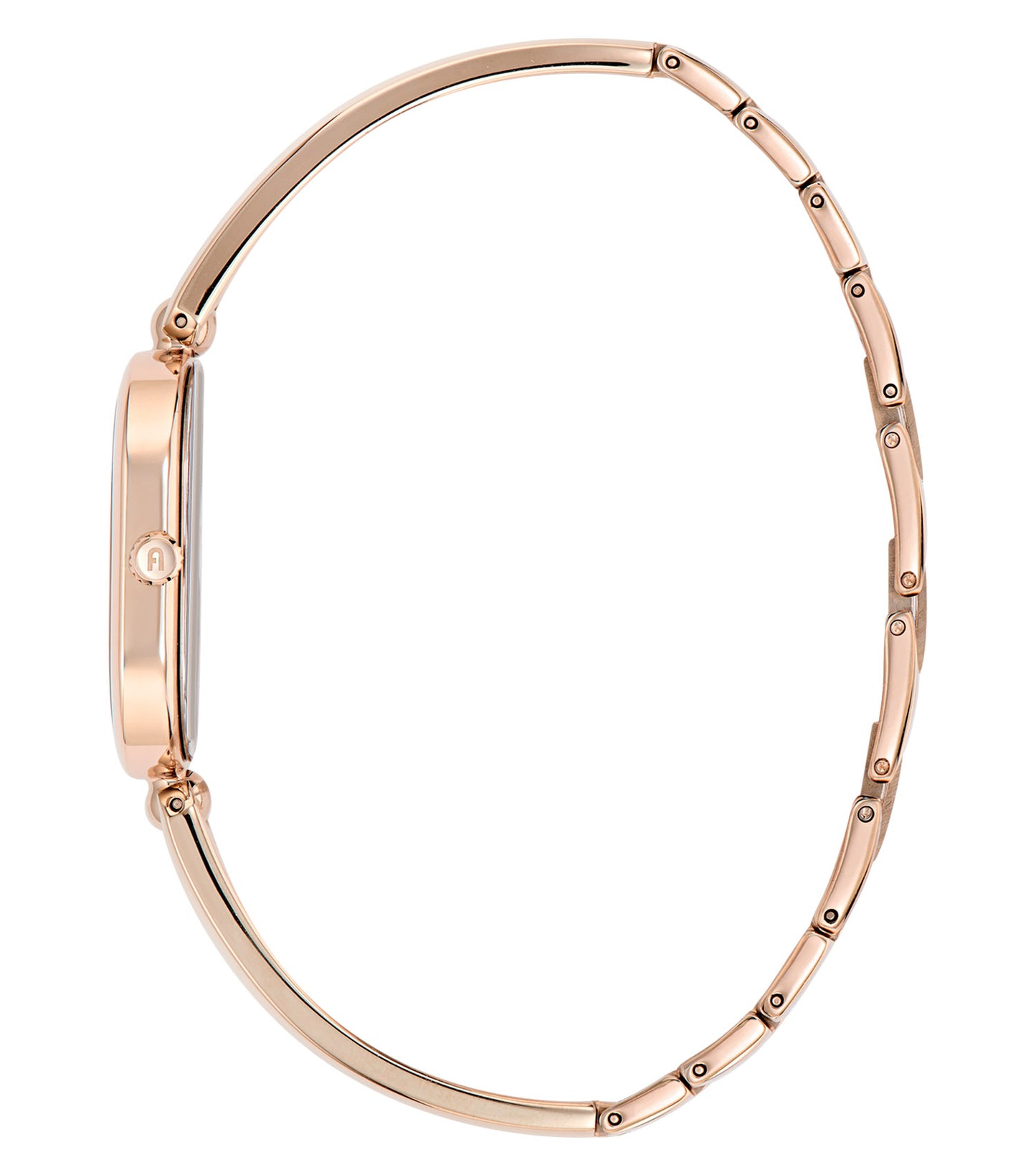 Rose Gold case  Rose Gold bangle Black enamel  Black dial