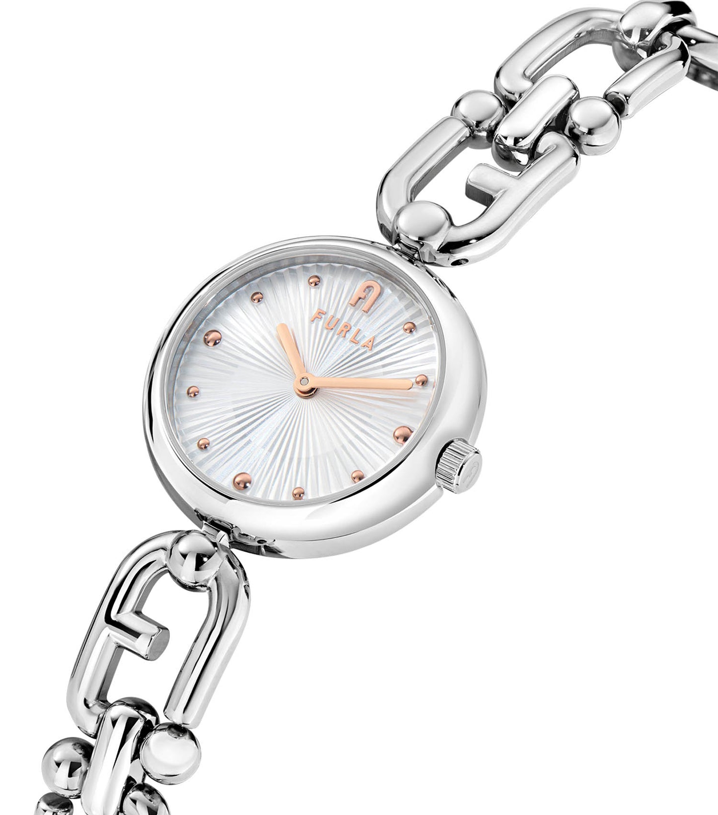 Silver case & bracelet & dial