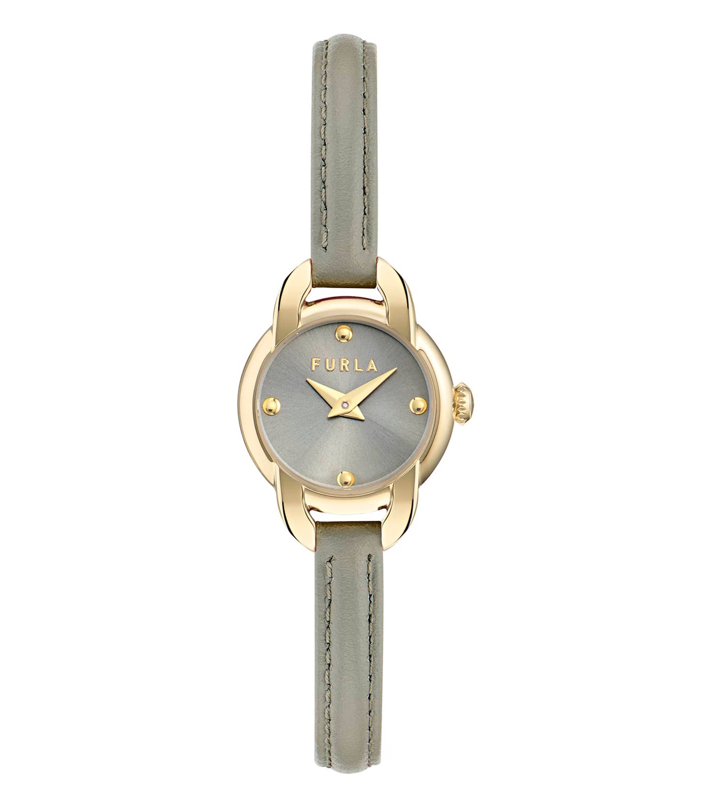 Yellow Gold case - Green leather strap - Green dial