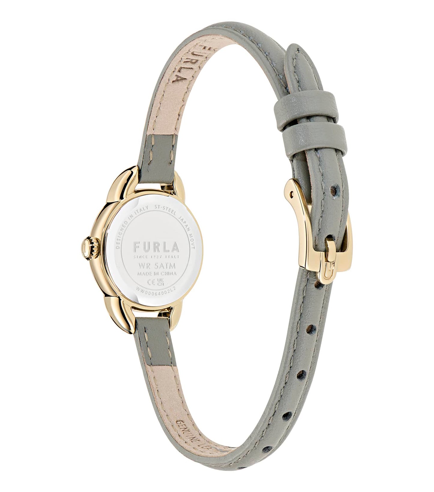 Yellow Gold case - Green leather strap - Green dial