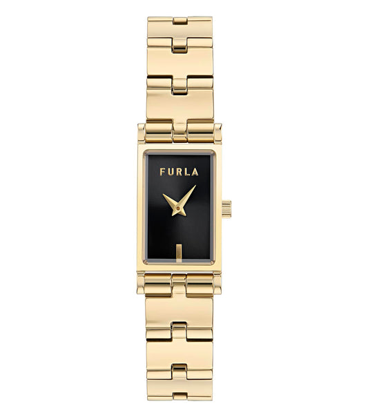 Yellow Gold case - Yellow Gold bracelet- Black dial