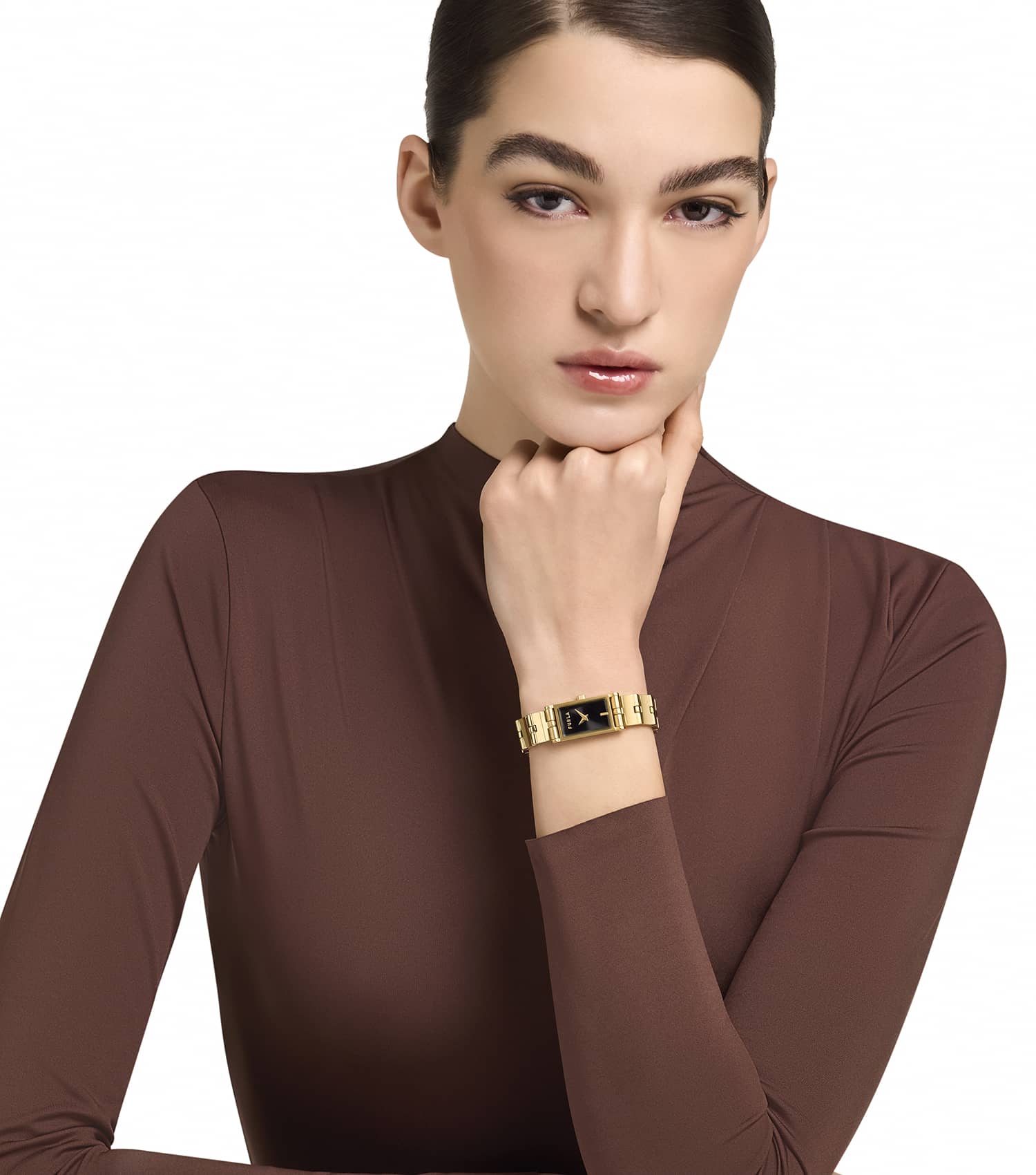 Yellow Gold case - Yellow Gold bracelet- Black dial