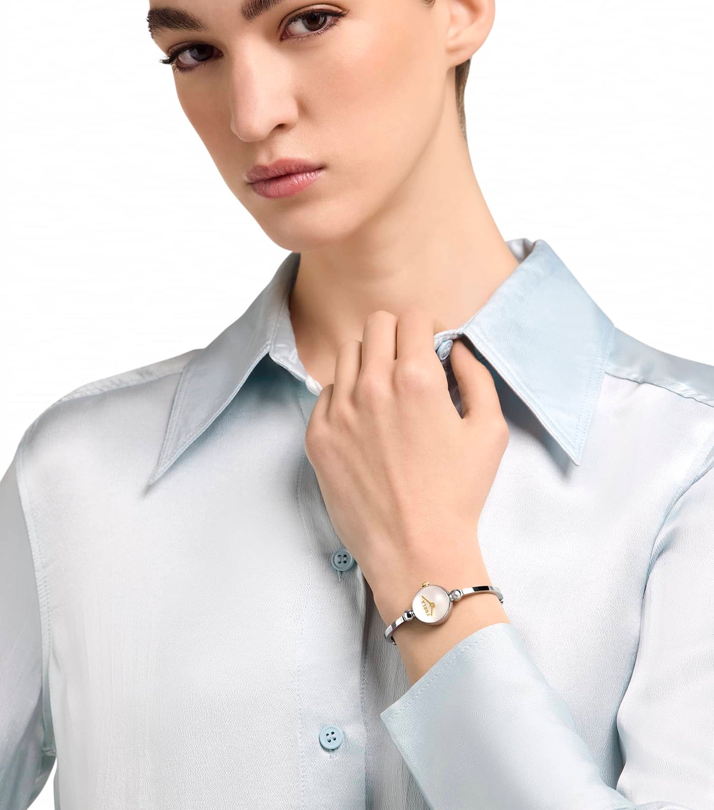 Silver case & bangle & dial