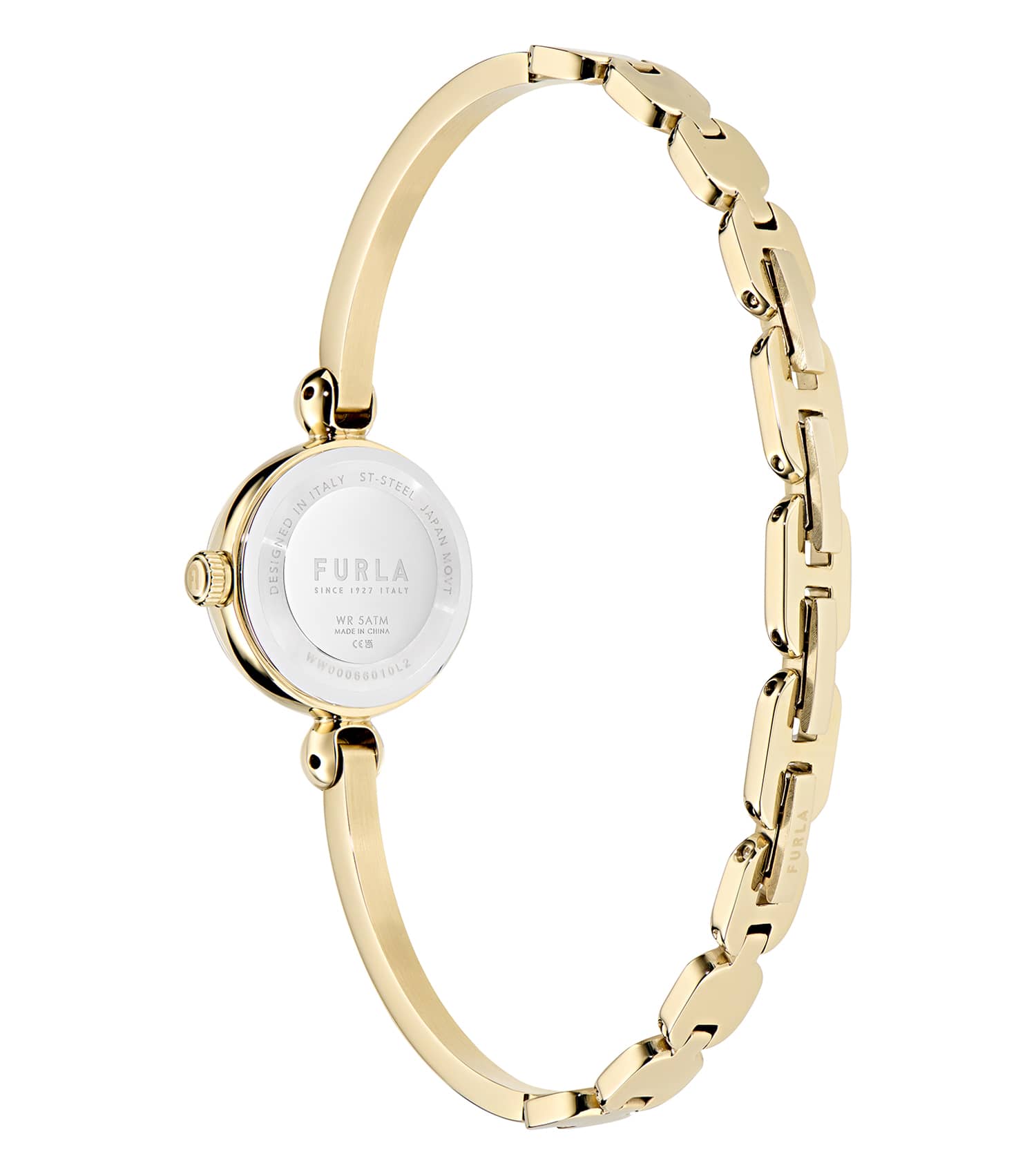 Yellow Gold case & bangle & dial