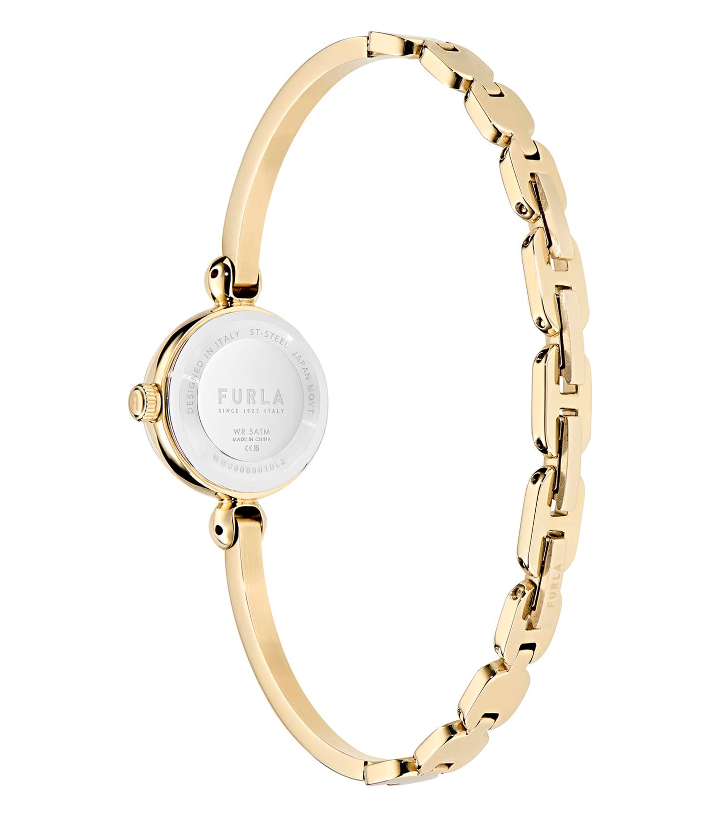 Yellow Gold case & bangle & dial