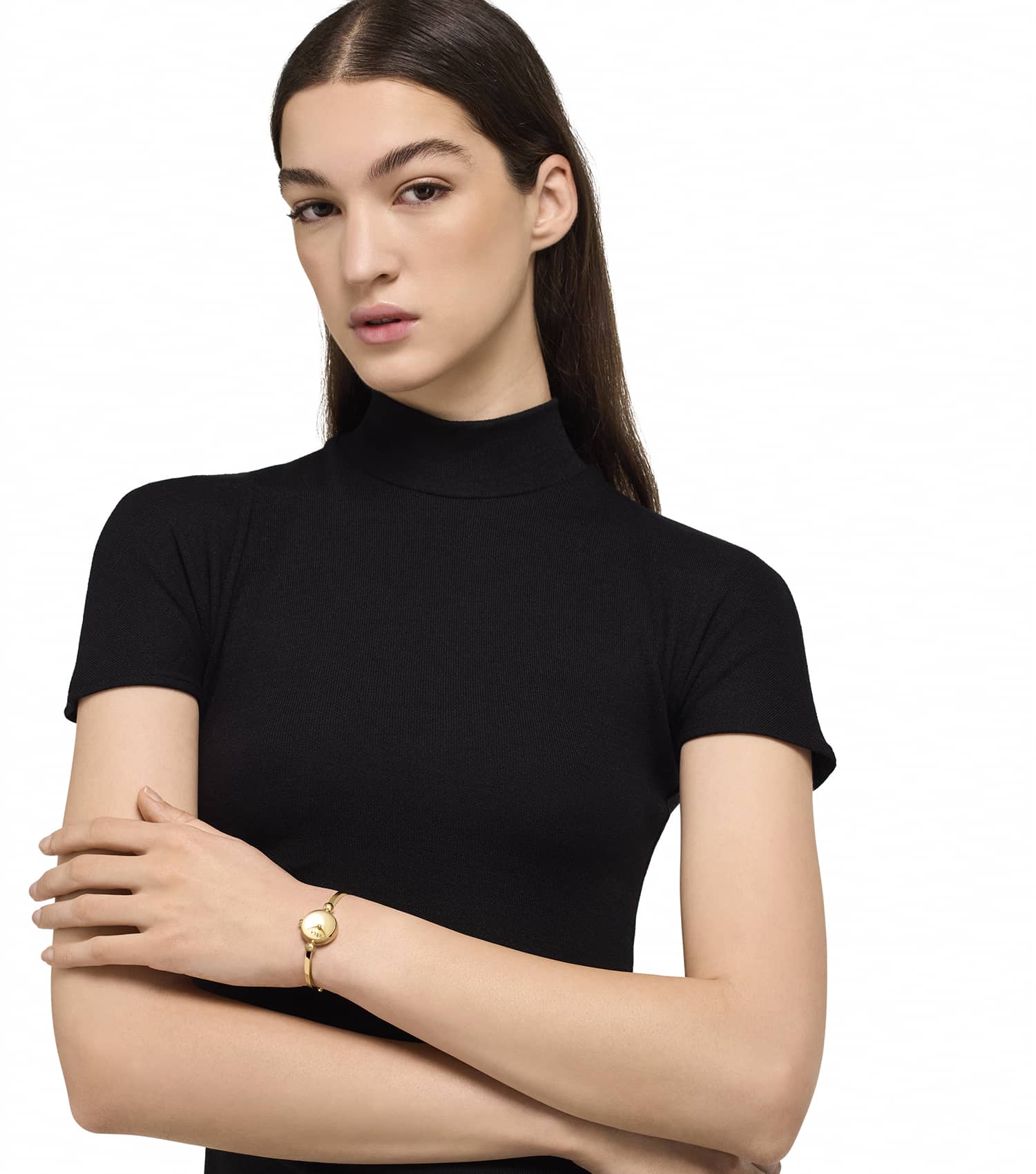 Yellow Gold case & bangle & dial