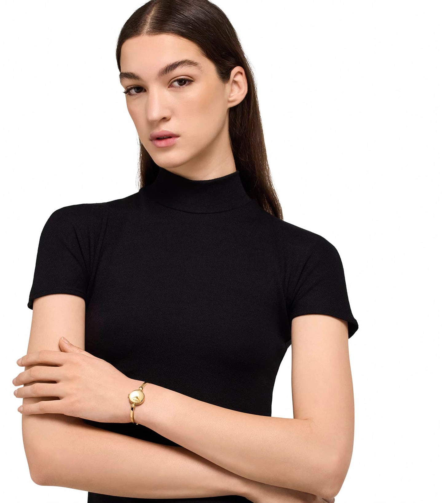 Yellow Gold case & bangle & dial