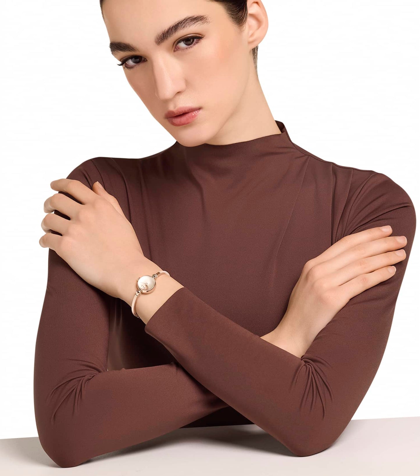 Rose Gold case & bangle & dial