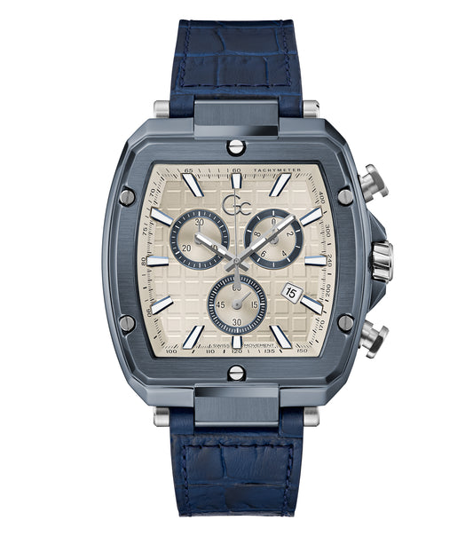 Men Spirit Tonneau Quartz Watch 44 Mm