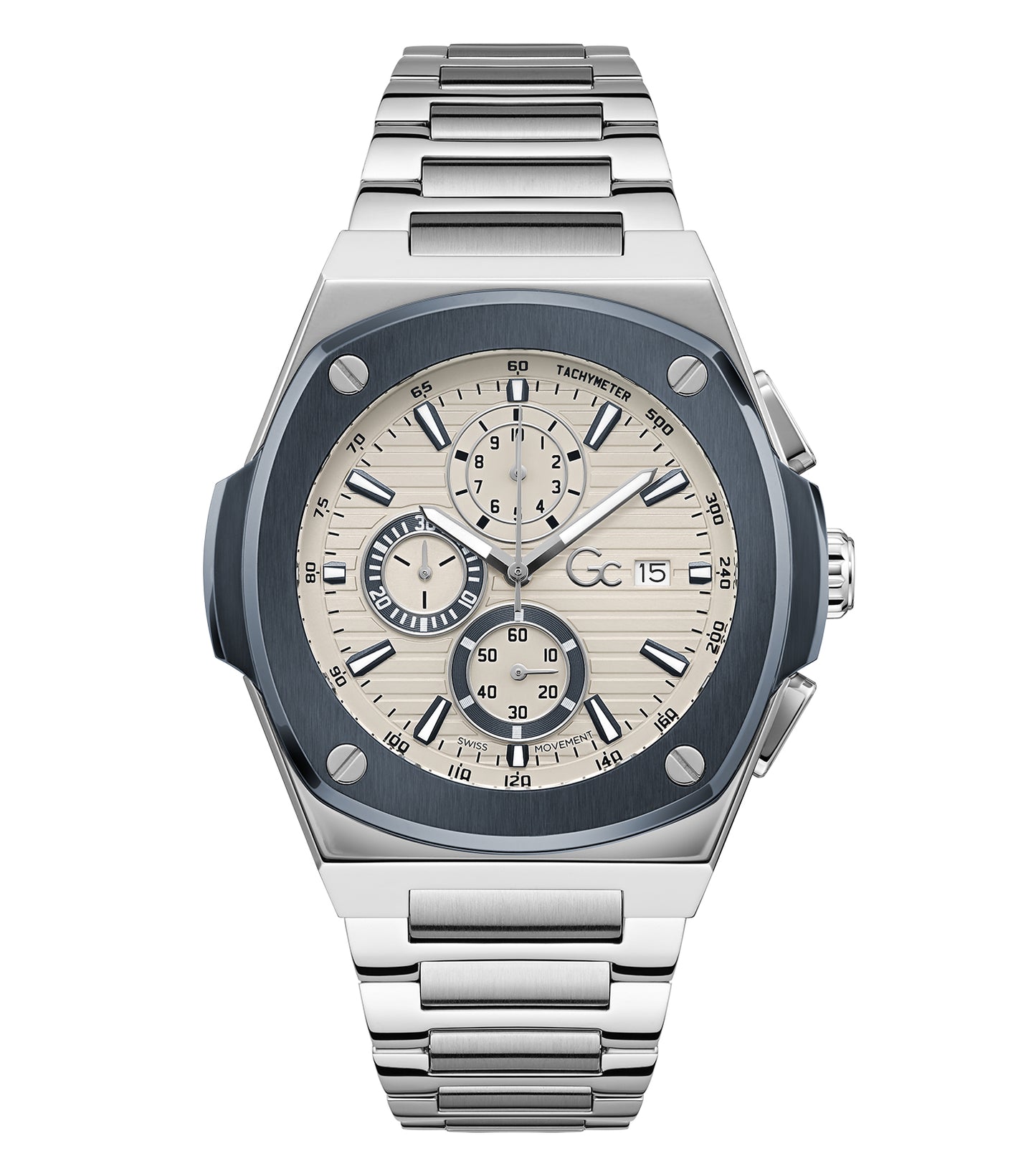Men Coussin Shape Quartz Watch 44 Mm