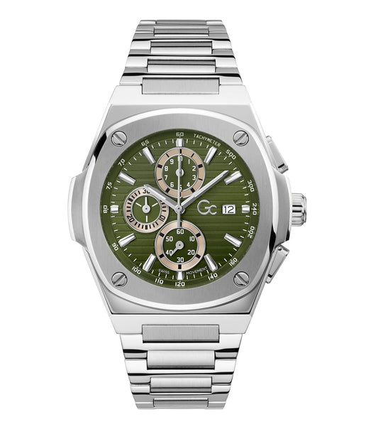 MEN GC COUSSIN SHAPE QUARTZ WATCH 44 MM