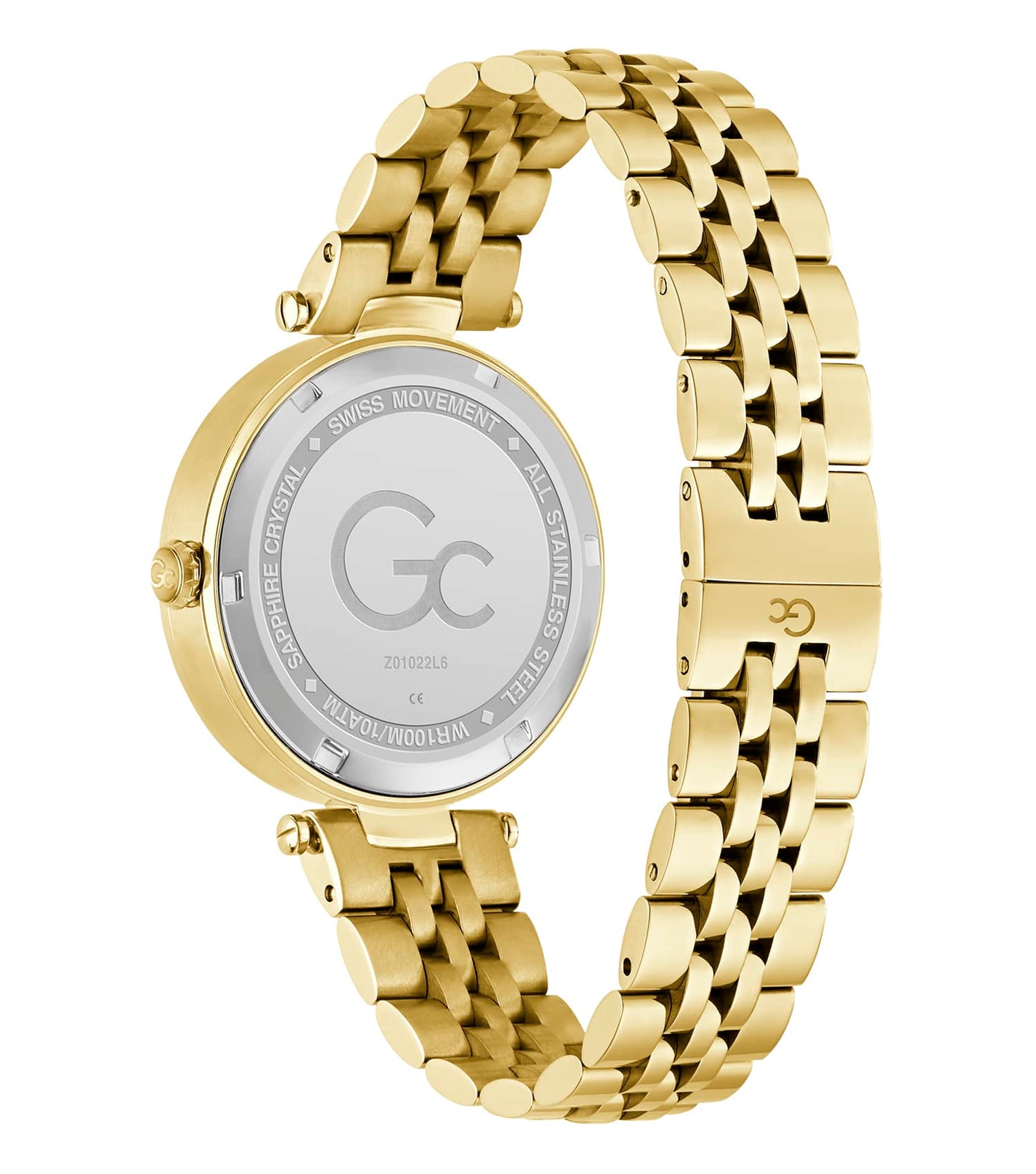 WOMEN GC FLAIR CRYSTAL QUARTZ WATCH 34 MM