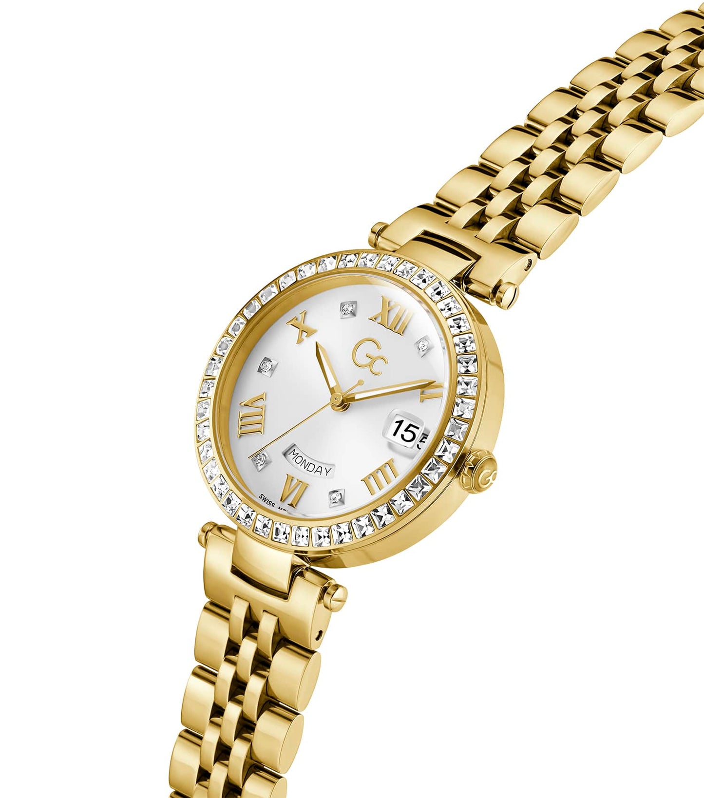 WOMEN GC FLAIR CRYSTAL QUARTZ WATCH 34 MM