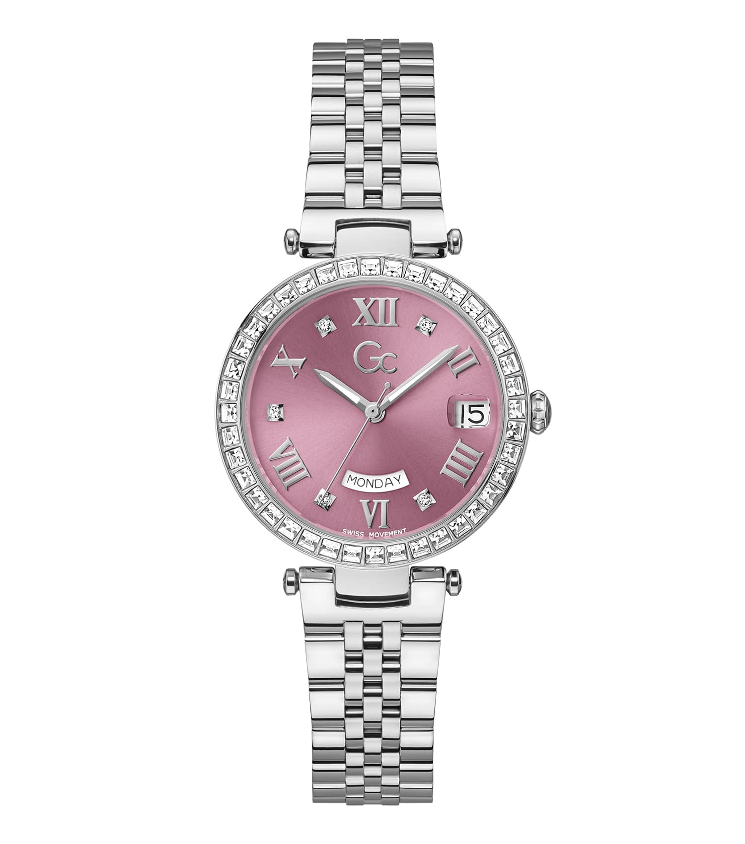 WOMEN GC FLAIR CRYSTAL QUARTZ WATCH 34 MM