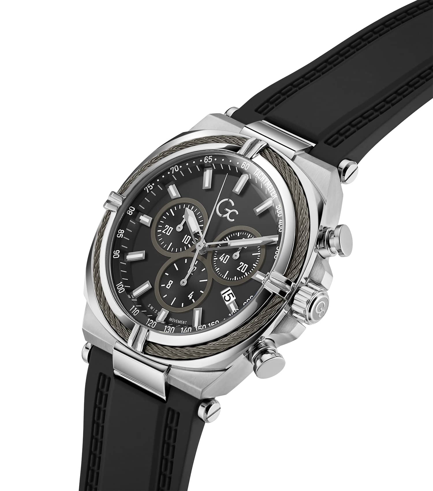 MEN GC IRONCLASS QUARTZ WATCH 43 MM