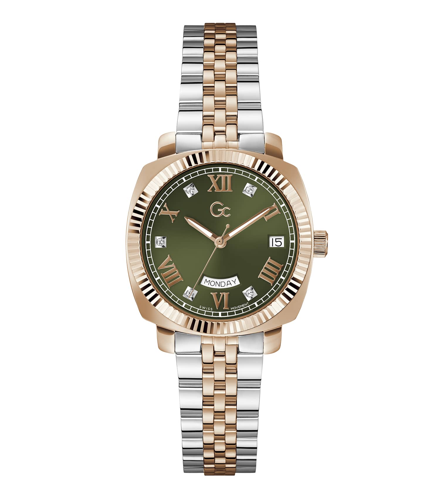 WOMEN GC FLAIR COUSSIN LADY QUARTZ WATCH 34 MM